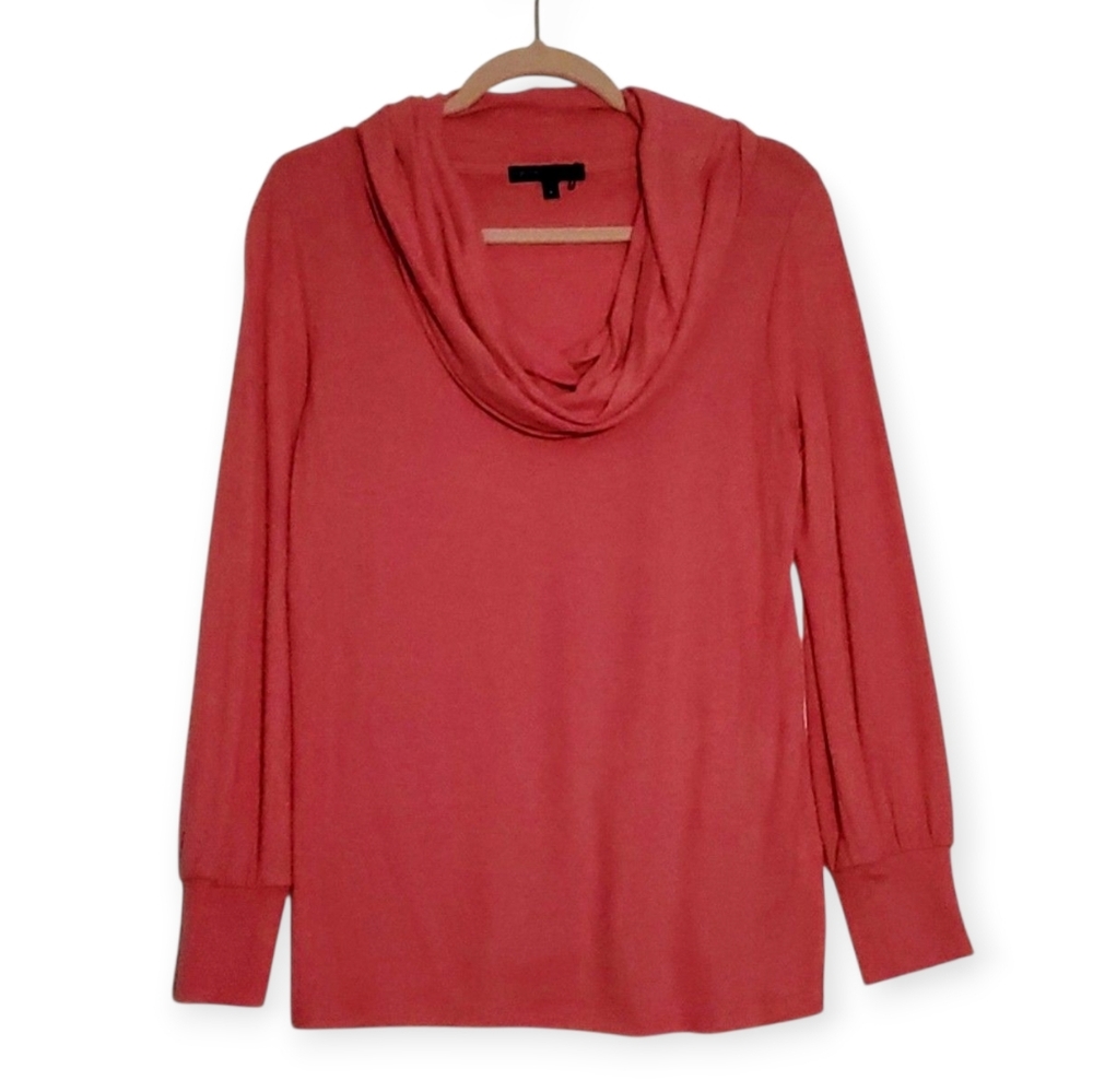 New Gibson Pink Slouching Neckline Super Soft Knit Sweater‎ Size Small NWOT